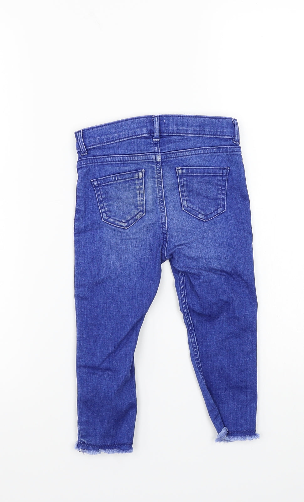River Island Girls Blue   Capri Trousers Size 2 Years