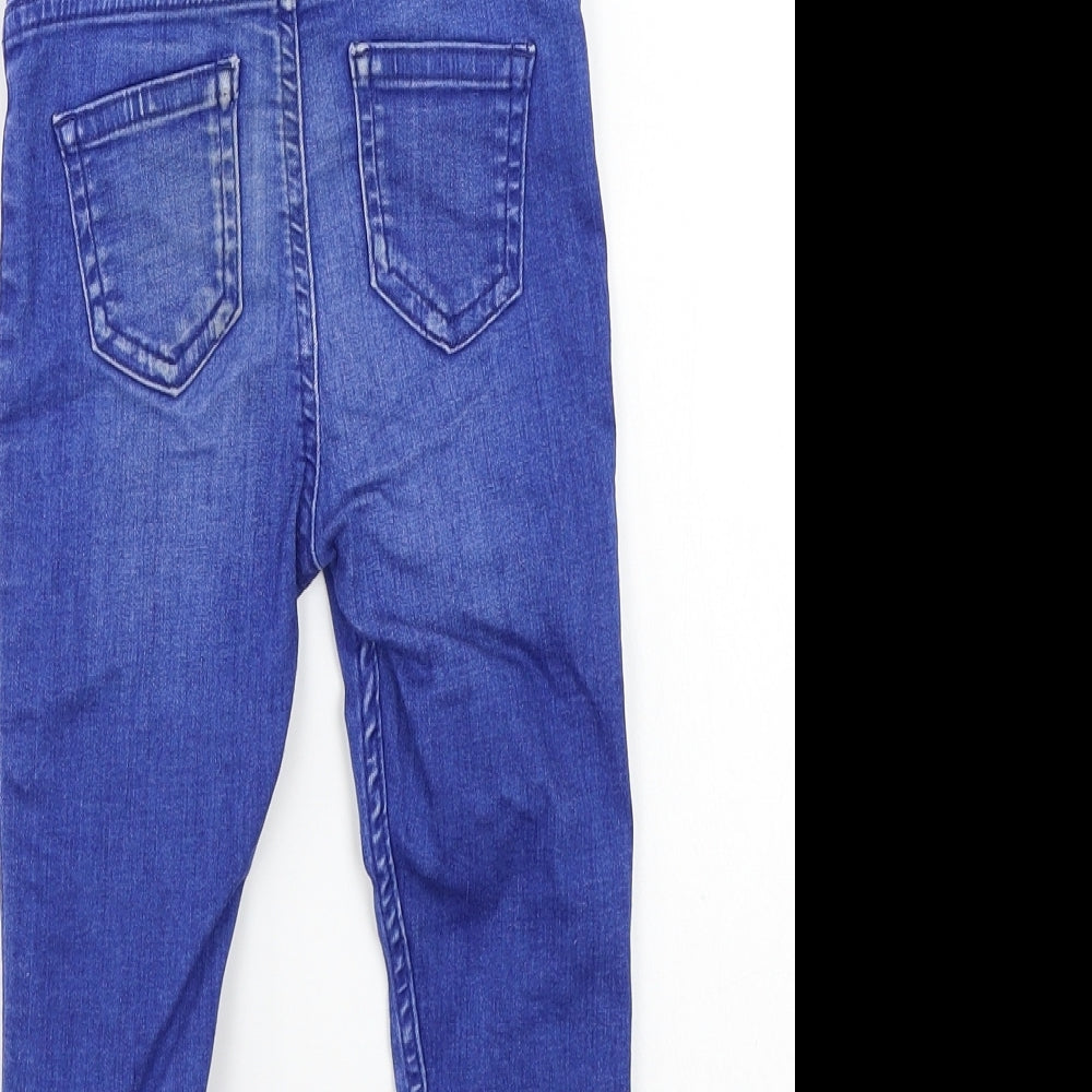 River Island Girls Blue   Capri Trousers Size 2 Years