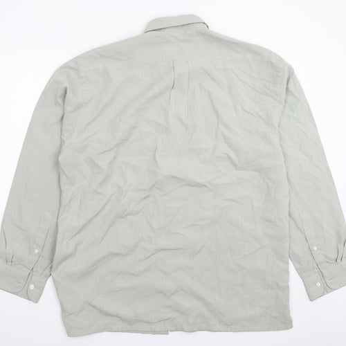 Marks and Spencer Mens Grey    Button-Up Size L