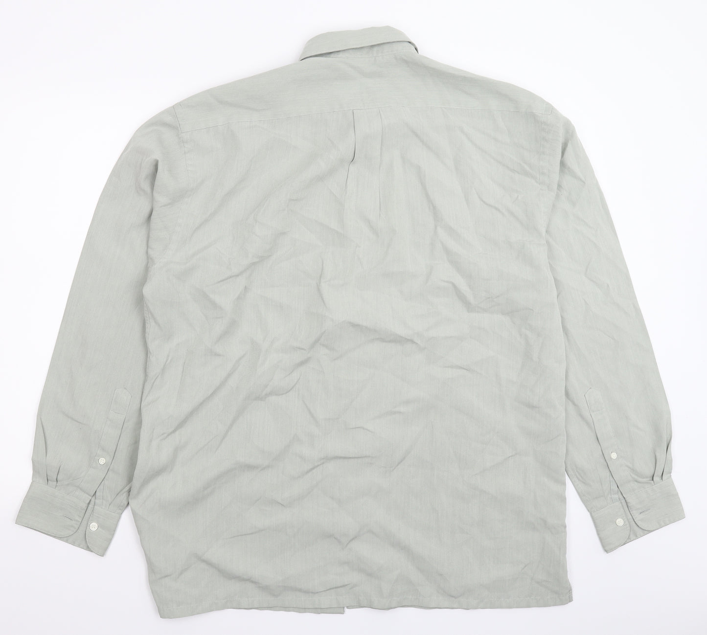 Marks and Spencer Mens Grey    Button-Up Size L