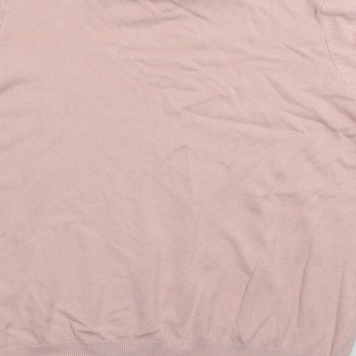 Dorothy Perkins Womens Pink  Knit Pullover Jumper Size 14