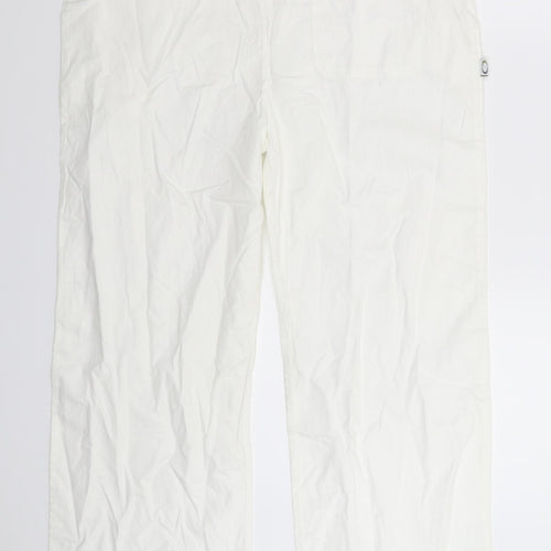 Sasquma Womens White   Trousers  Size 36 in L27 in