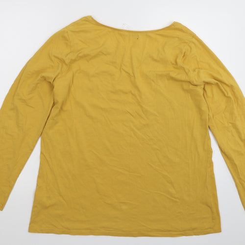 La Redoute Womens Yellow   Basic T-Shirt Size 24
