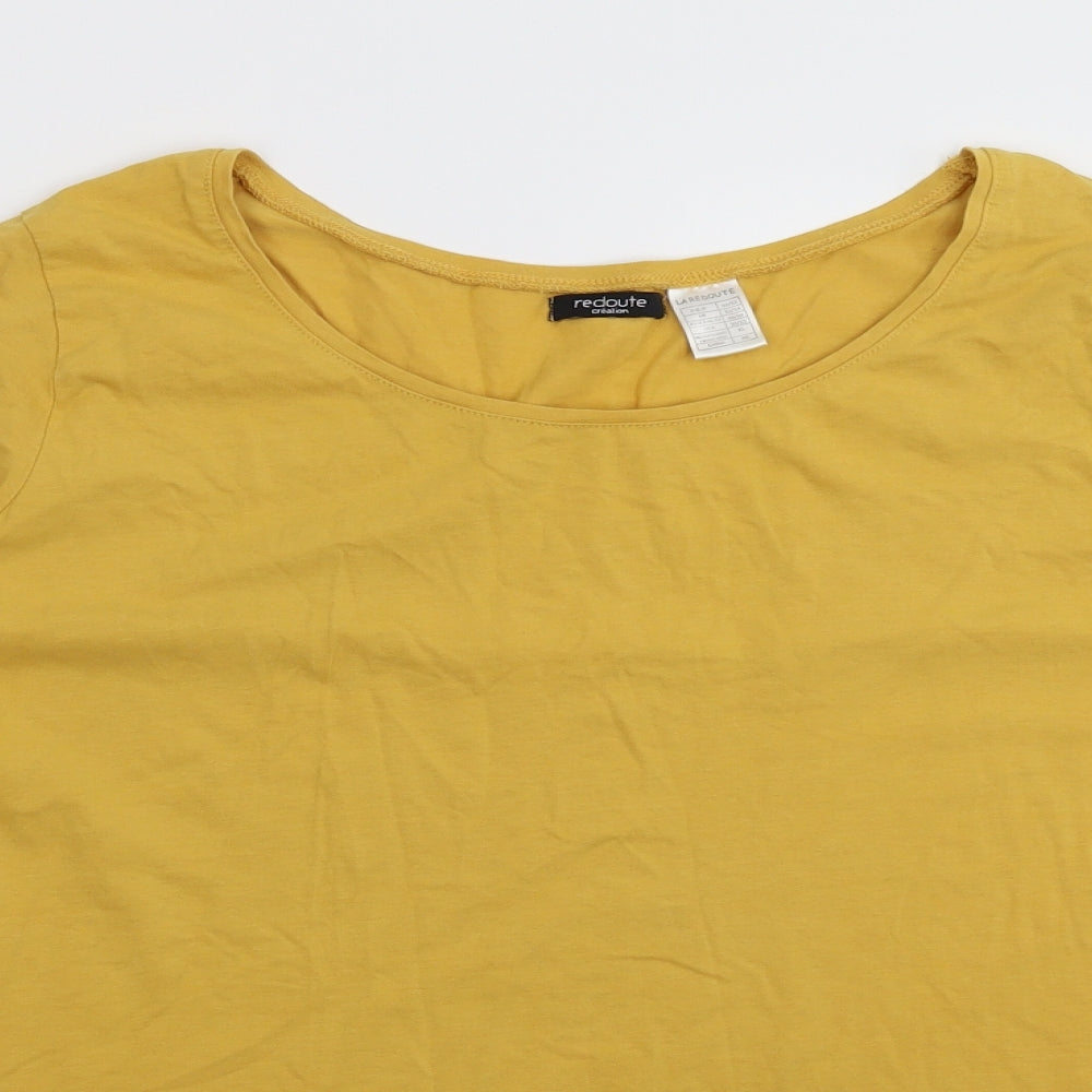 La Redoute Womens Yellow   Basic T-Shirt Size 24
