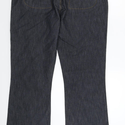 Marks and Spencer Womens Blue  Denim Bootcut Jeans Size 18 L31 in