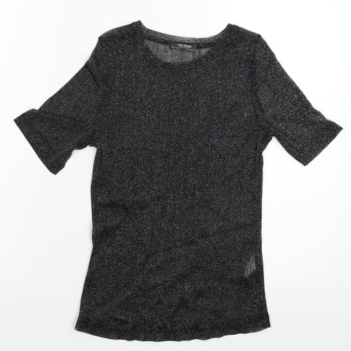 Zara Womens Silver   Basic T-Shirt Size L