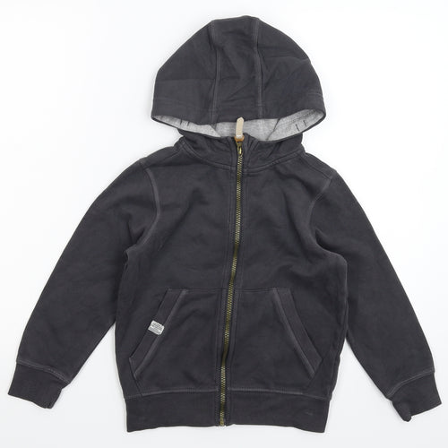 George Boys Grey   Full Zip Hoodie Size 6-7 Years