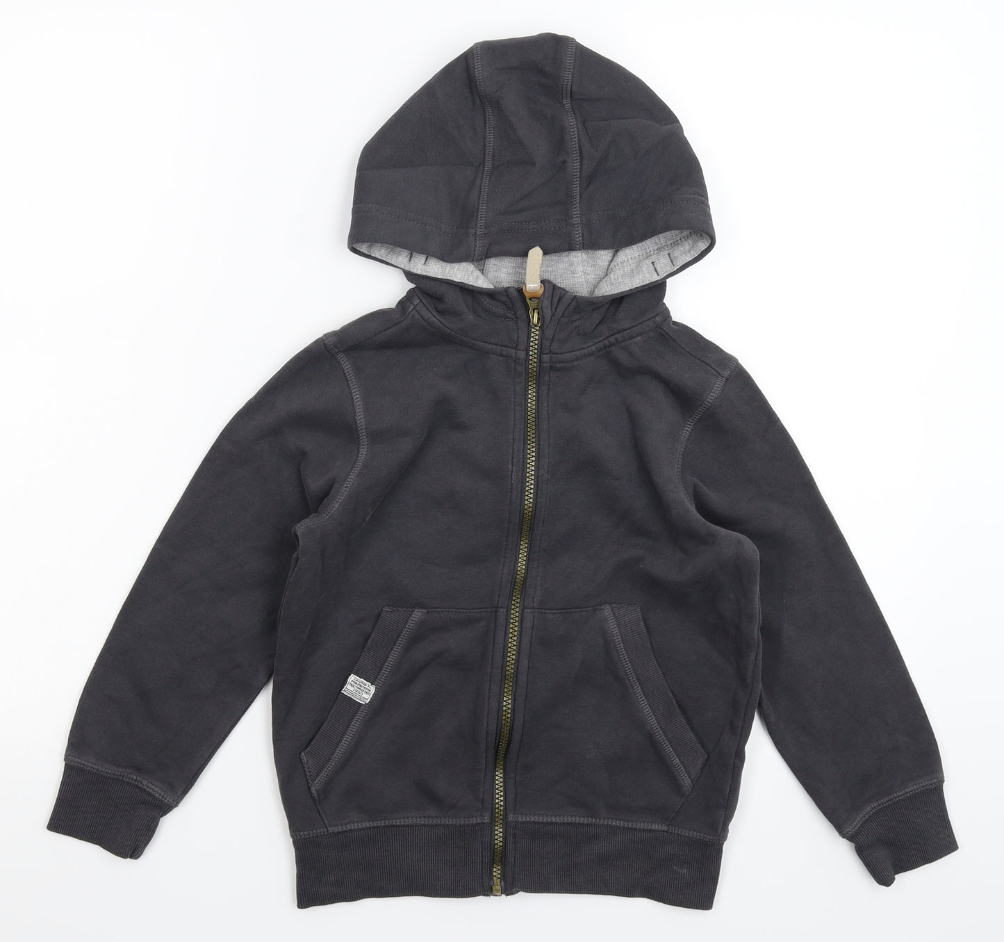George Boys Grey   Full Zip Hoodie Size 6-7 Years