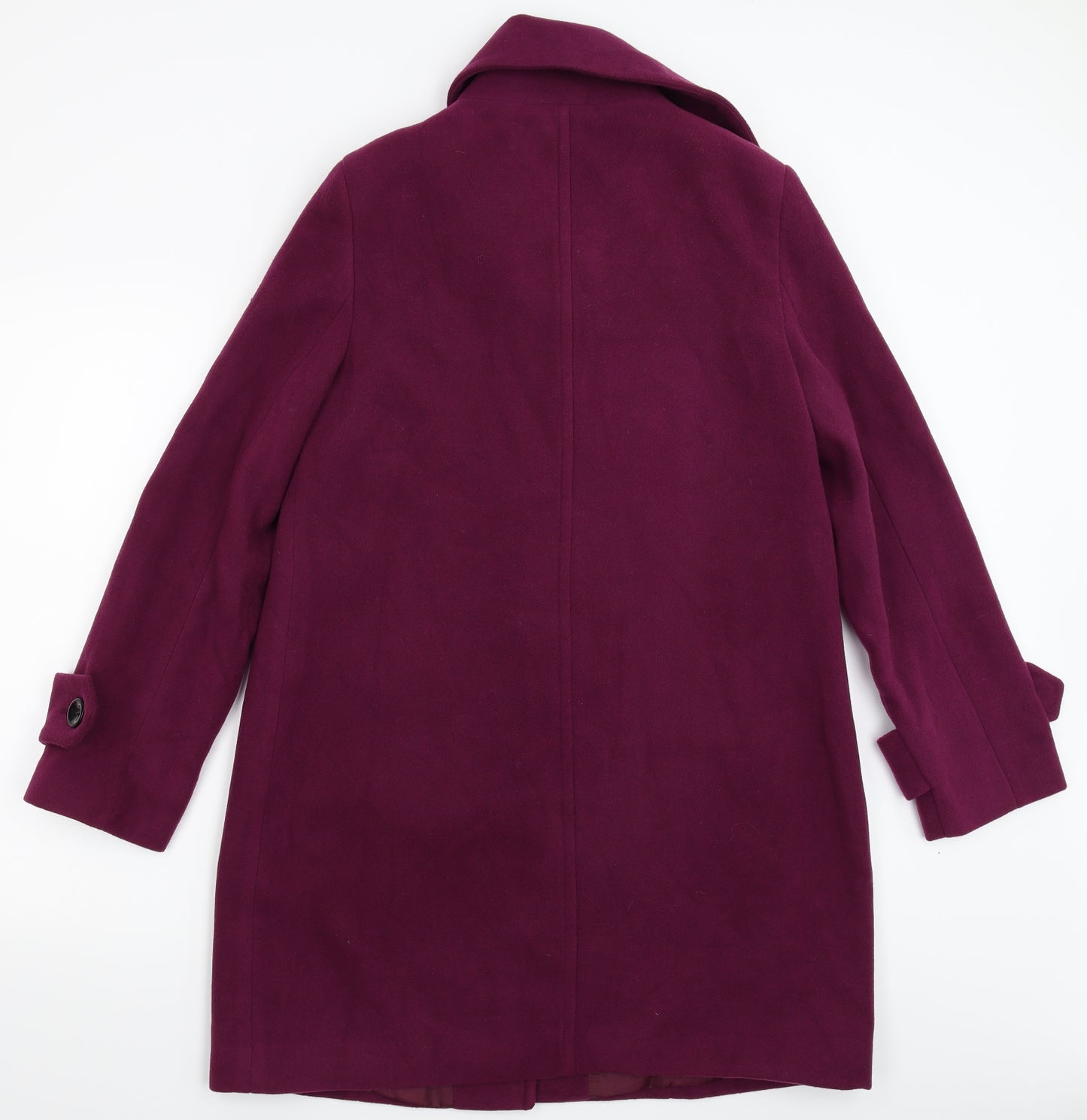 Autonomy Womens Purple   Overcoat Coat Size 16