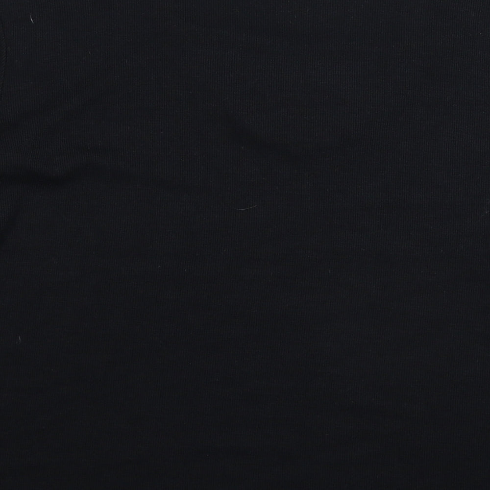 BM Womens Black  Knit Pullover Jumper Size M