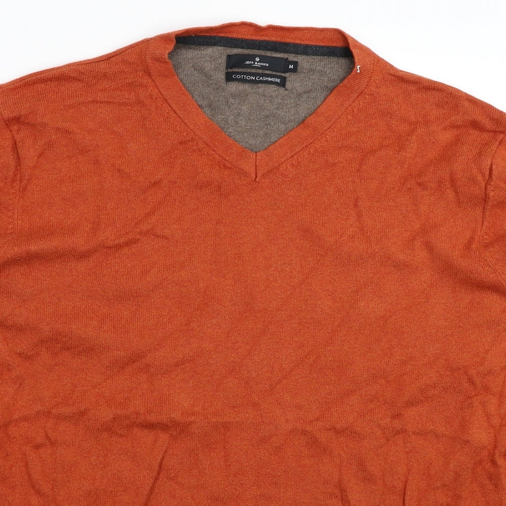 Jeff Banks Mens Brown  Knit Pullover Jumper Size M