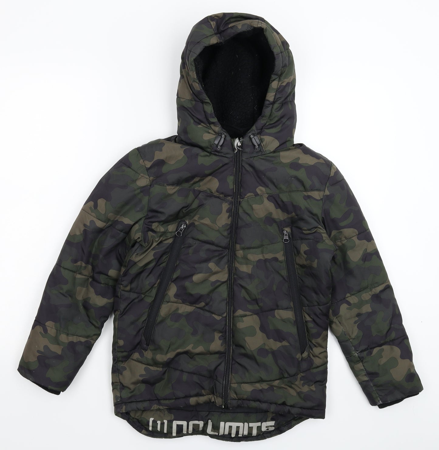 George Boys Multicoloured Camouflage  Jacket  Size 8-9 Years