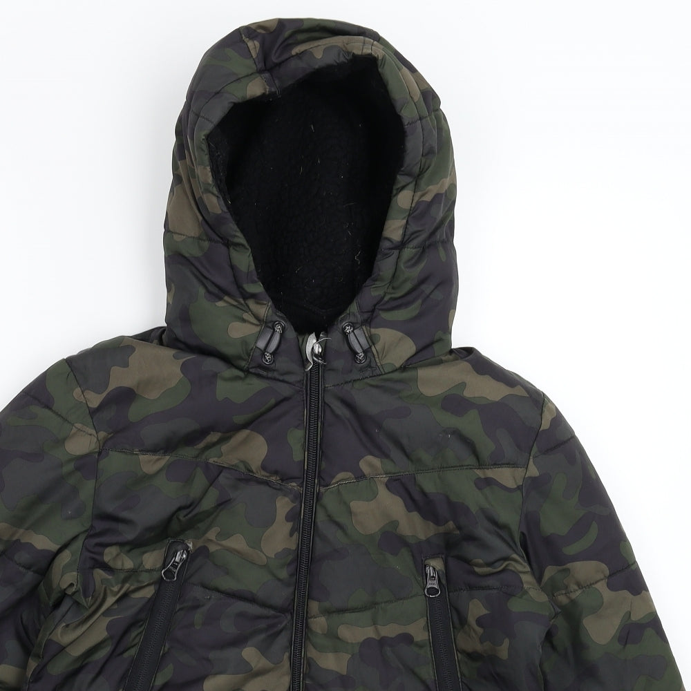 George Boys Multicoloured Camouflage  Jacket  Size 8-9 Years