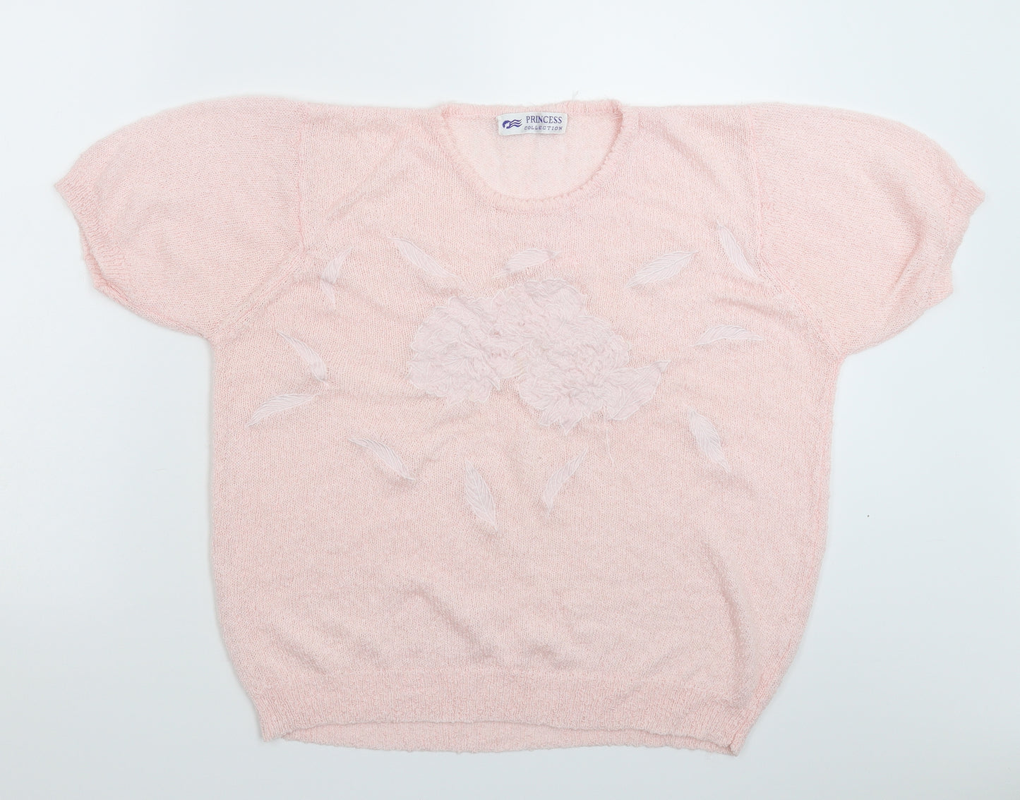 Princess Womens Pink  Knit Pullover Jumper Size 18