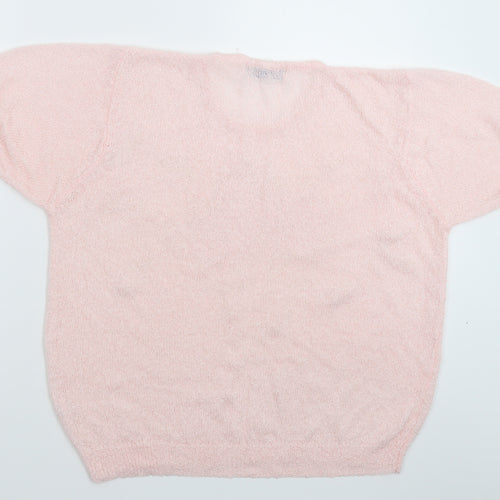 Princess Womens Pink  Knit Pullover Jumper Size 18