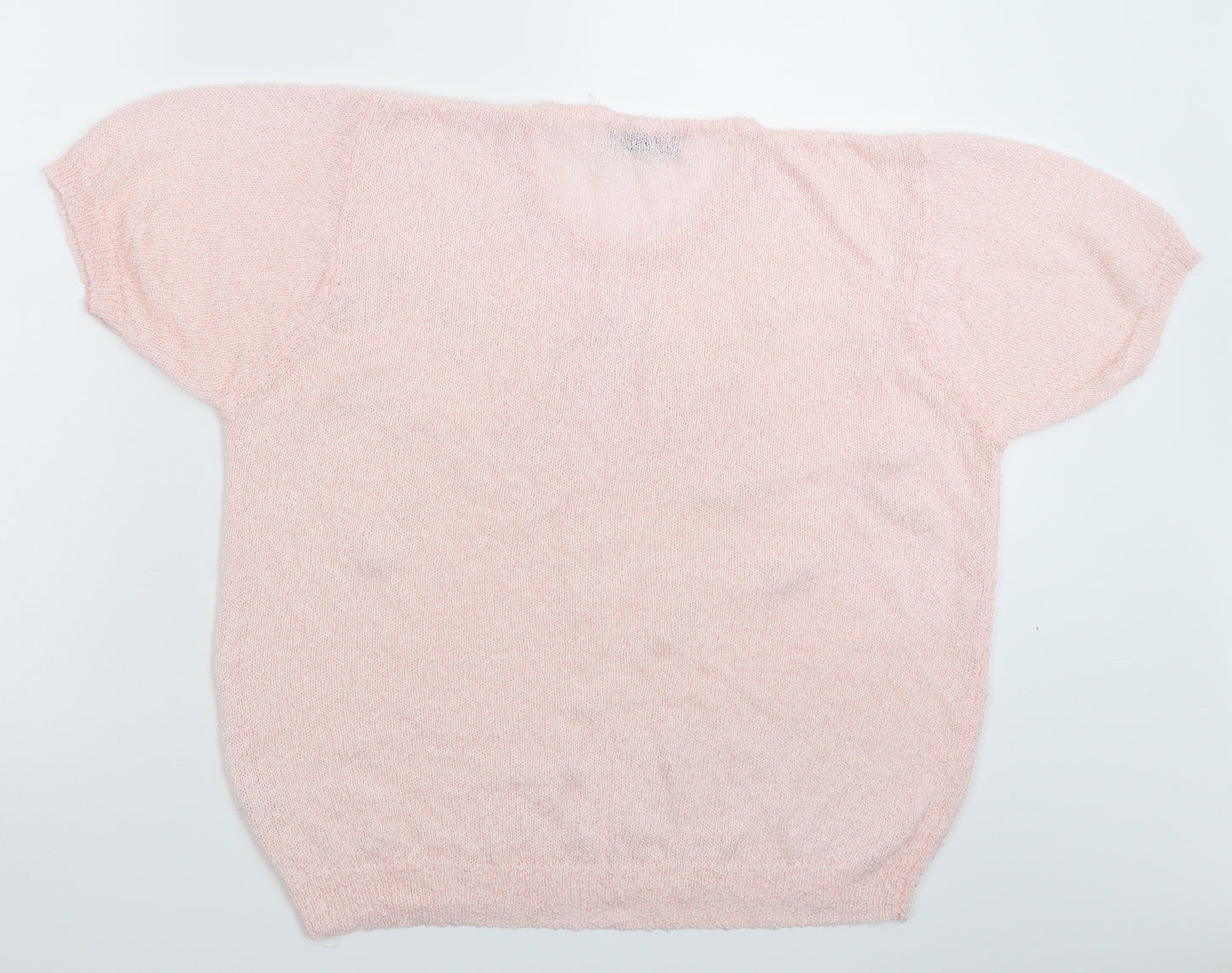 Princess Womens Pink  Knit Pullover Jumper Size 18