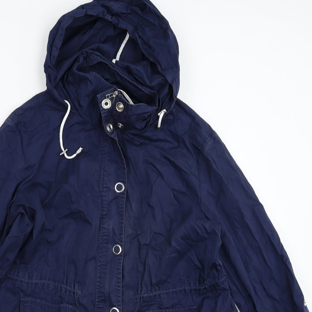 Kaleidoscope Womens Blue   Parka Coat Size 20