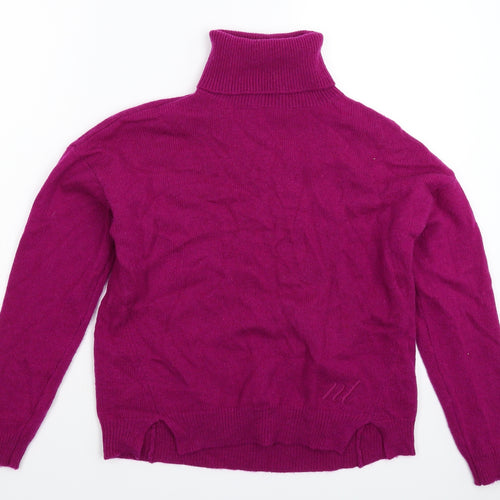nice things Womens Purple  Knit Pullover Jumper Size M