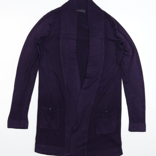 Marks and Spencer Womens Purple  Knit Cardigan Jumper Size 8