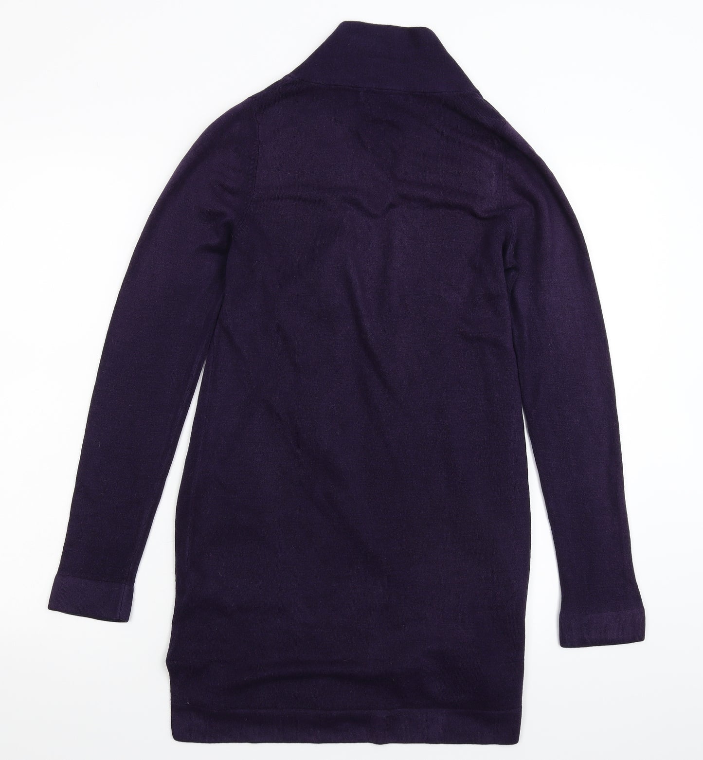 Marks and Spencer Womens Purple  Knit Cardigan Jumper Size 8