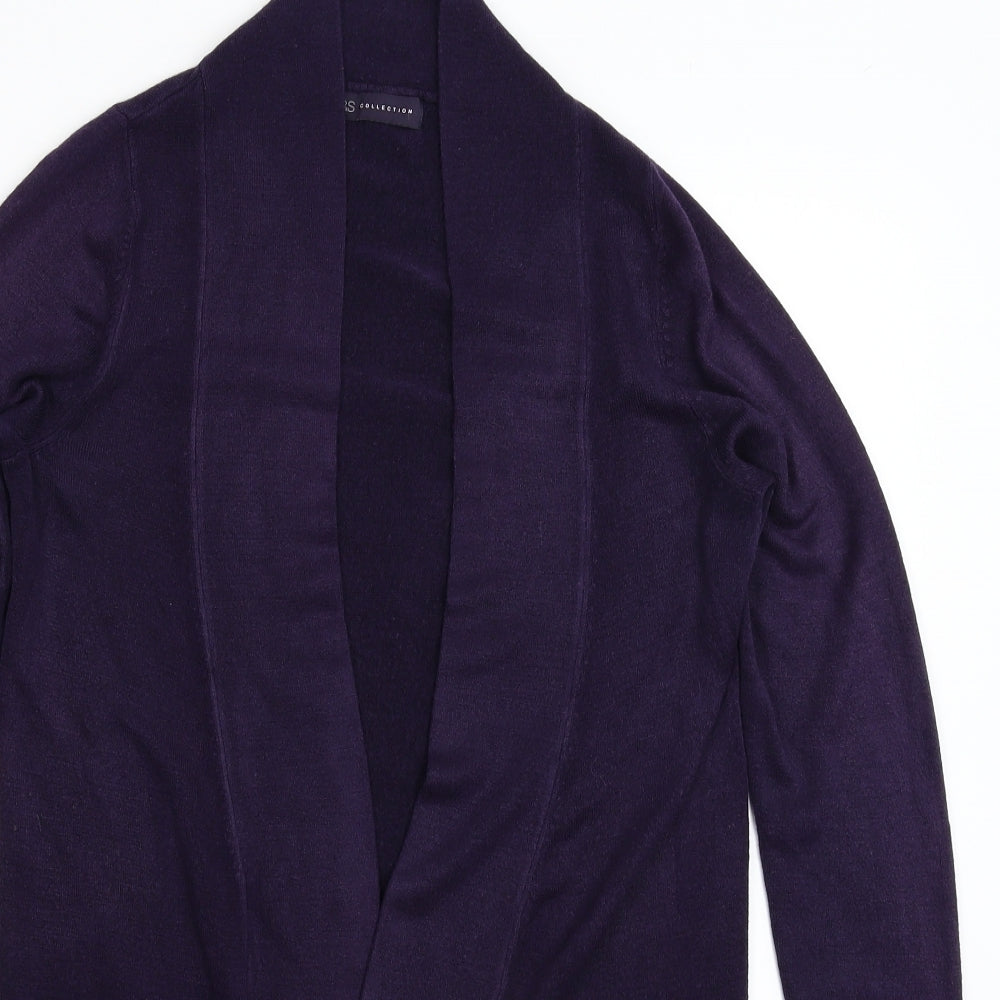 Marks and Spencer Womens Purple  Knit Cardigan Jumper Size 8