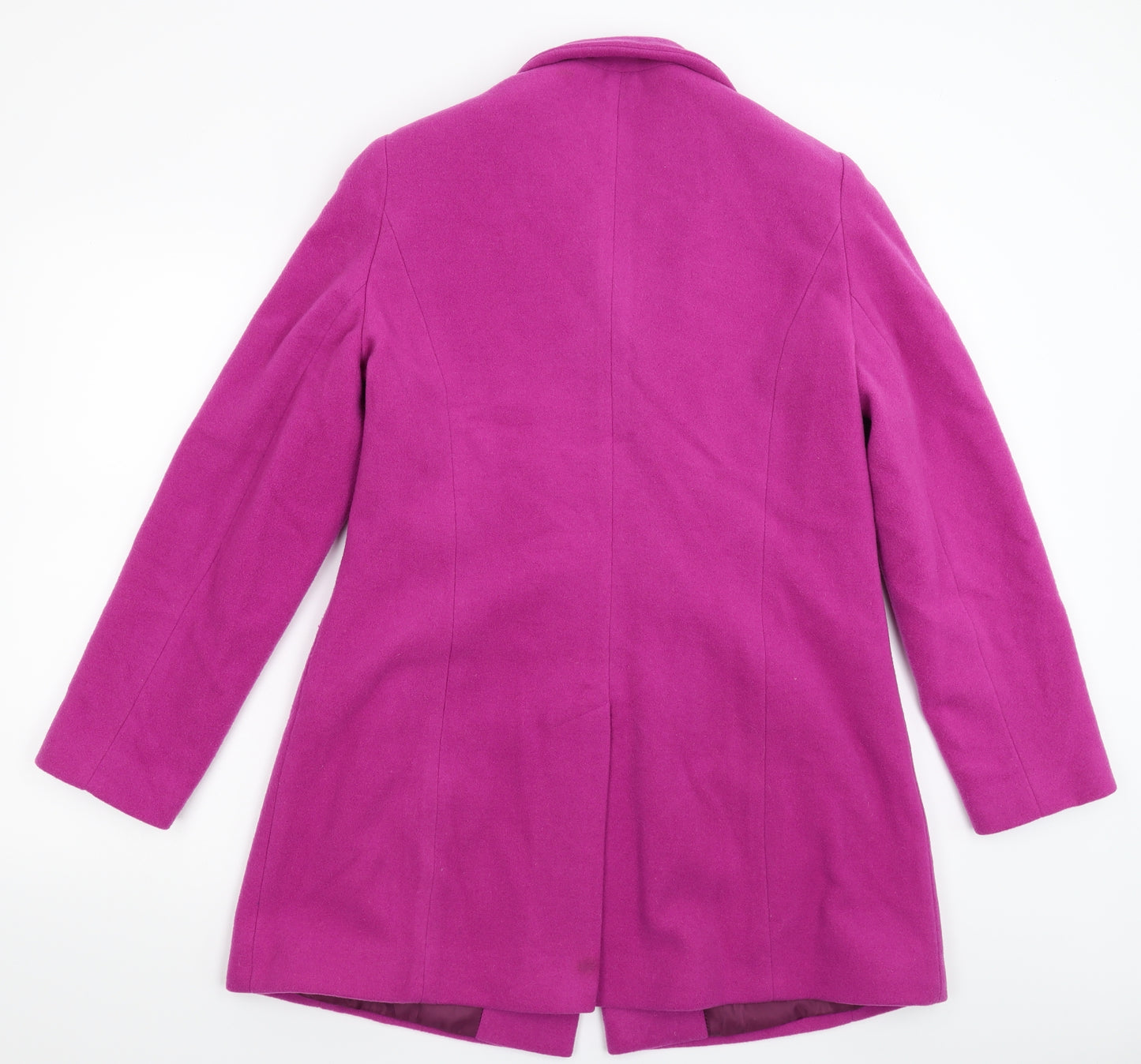 Lady Line Womens Pink  Fleece Pea Coat Coat Size 12