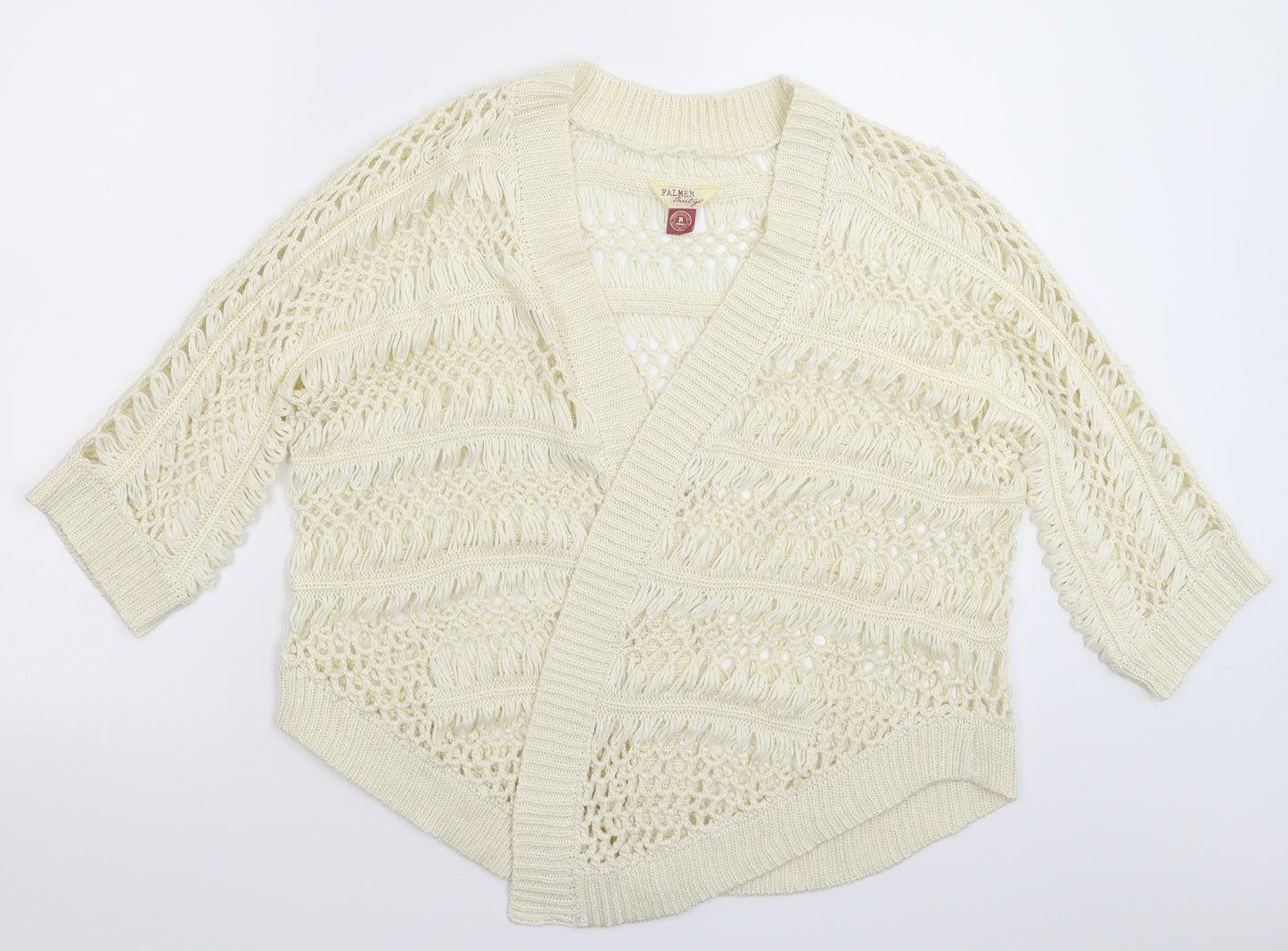 Falmer Womens White  Knit Pullover Jumper Size M