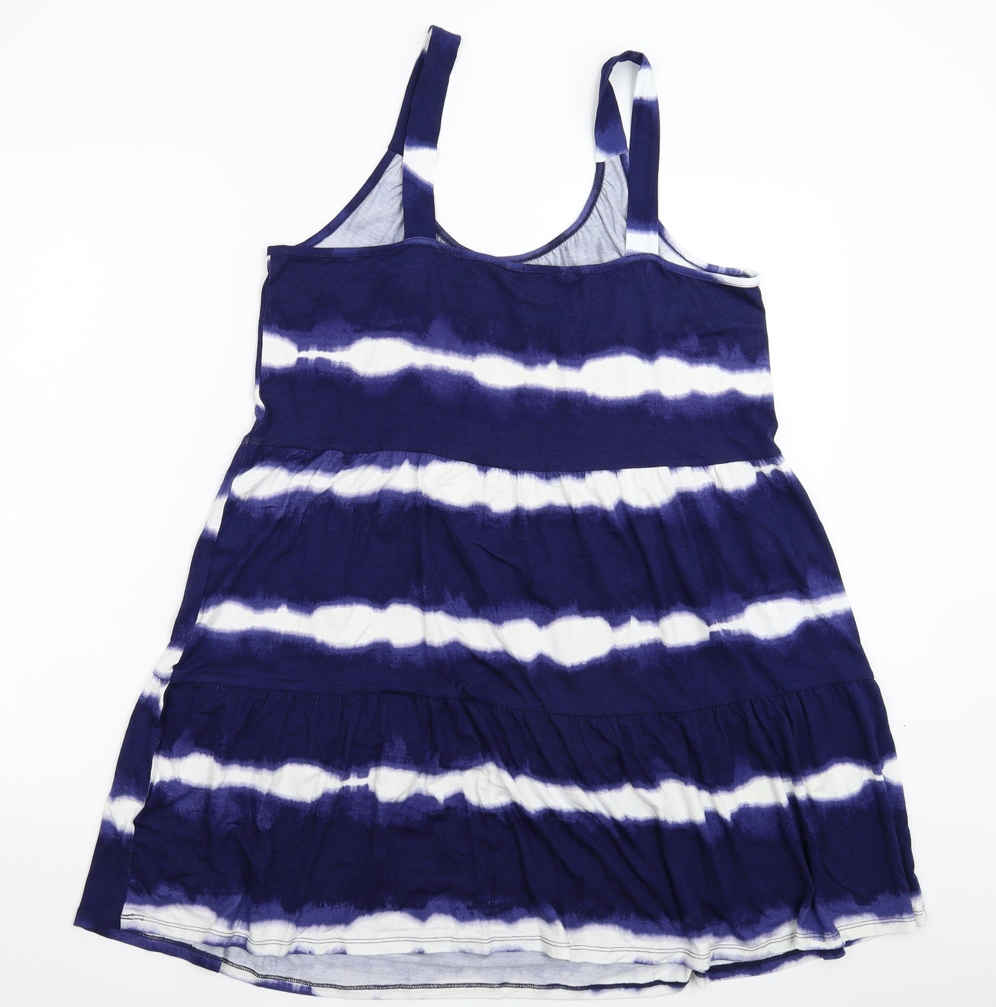 F&F Womens Blue Striped  Mini  Size 16