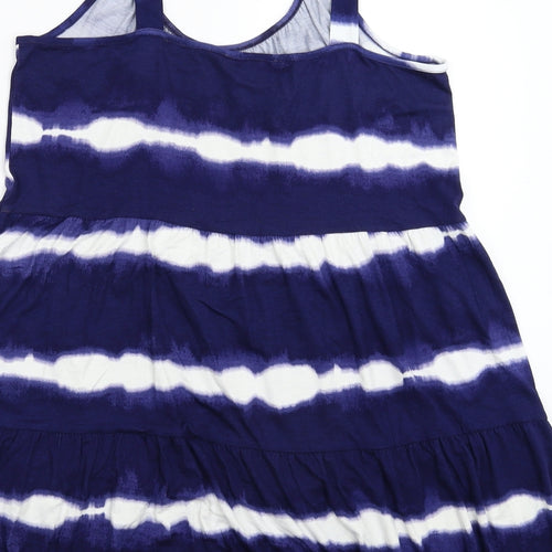 F&F Womens Blue Striped  Mini  Size 16