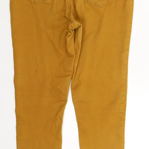 Pep&Co Womens Brown  Denim Jegging Jeans Size 12 L28 in
