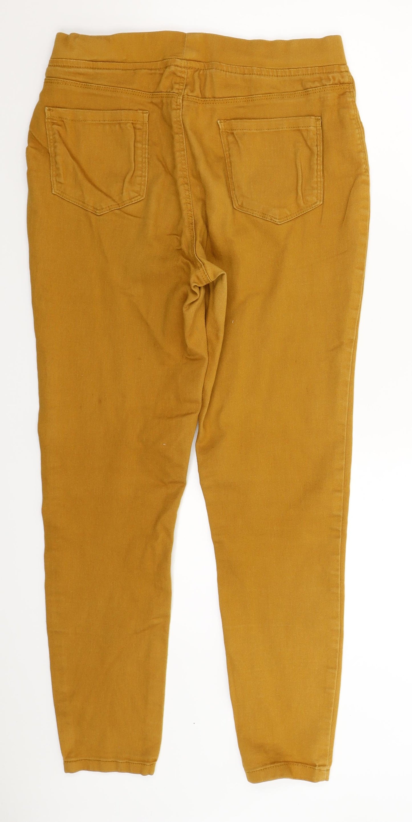 Pep&Co Womens Brown  Denim Jegging Jeans Size 12 L28 in