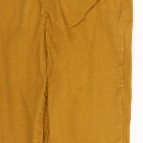 Pep&Co Womens Brown  Denim Jegging Jeans Size 12 L28 in