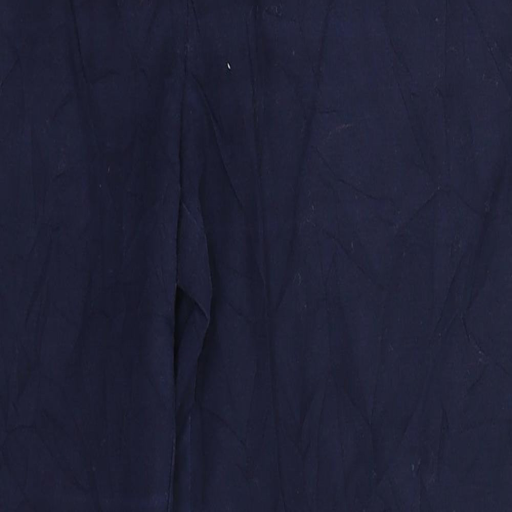 Warehouse Womens Blue   Trousers  Size 12 L25 in