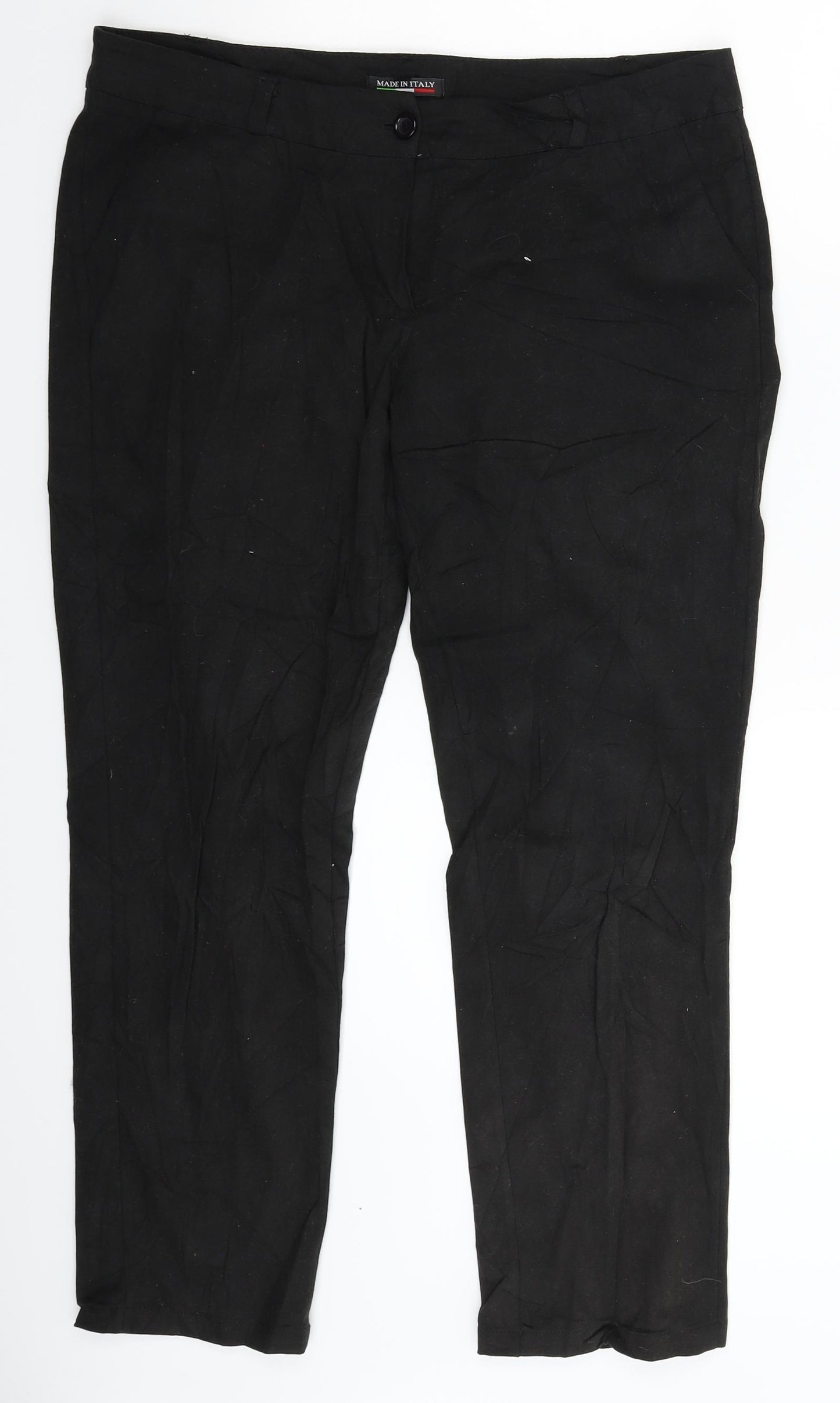 Preworn Womens Black   Trousers  Size 2XL L27 in