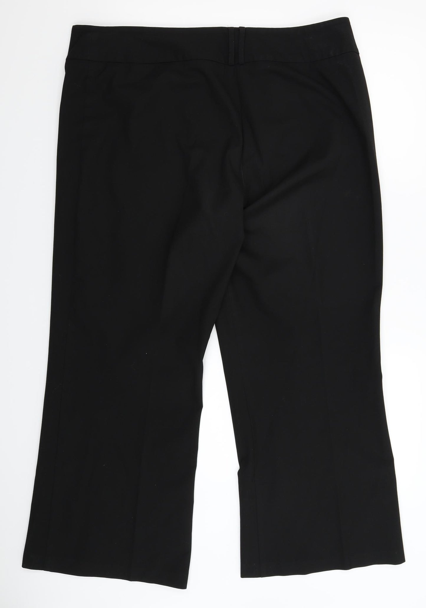 South Womens Black   Trousers  Size 18 L29 in
