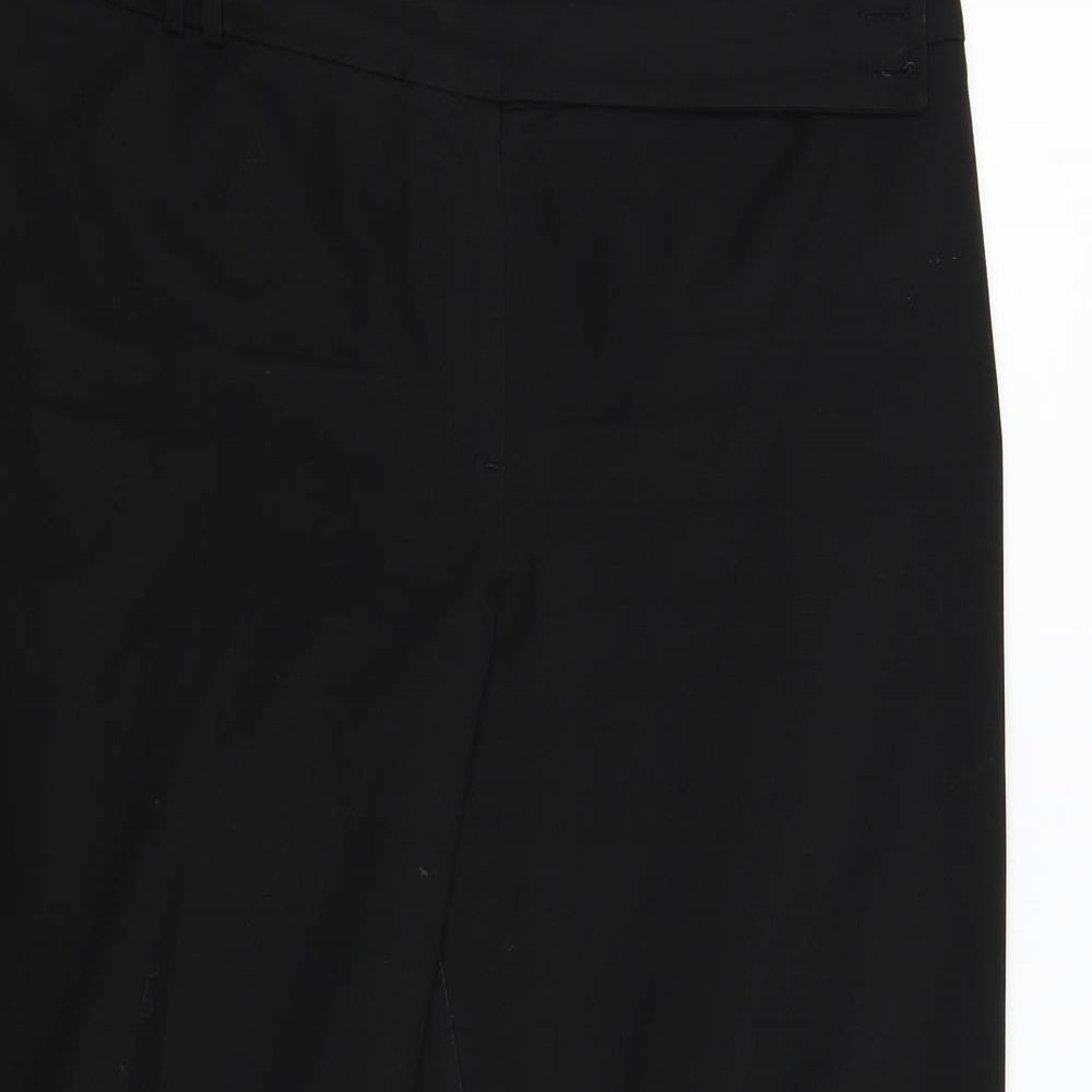 South Womens Black   Trousers  Size 18 L29 in