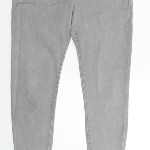 Denim & Co. Womens Grey  Denim Jegging Jeans Size 10 L30 in