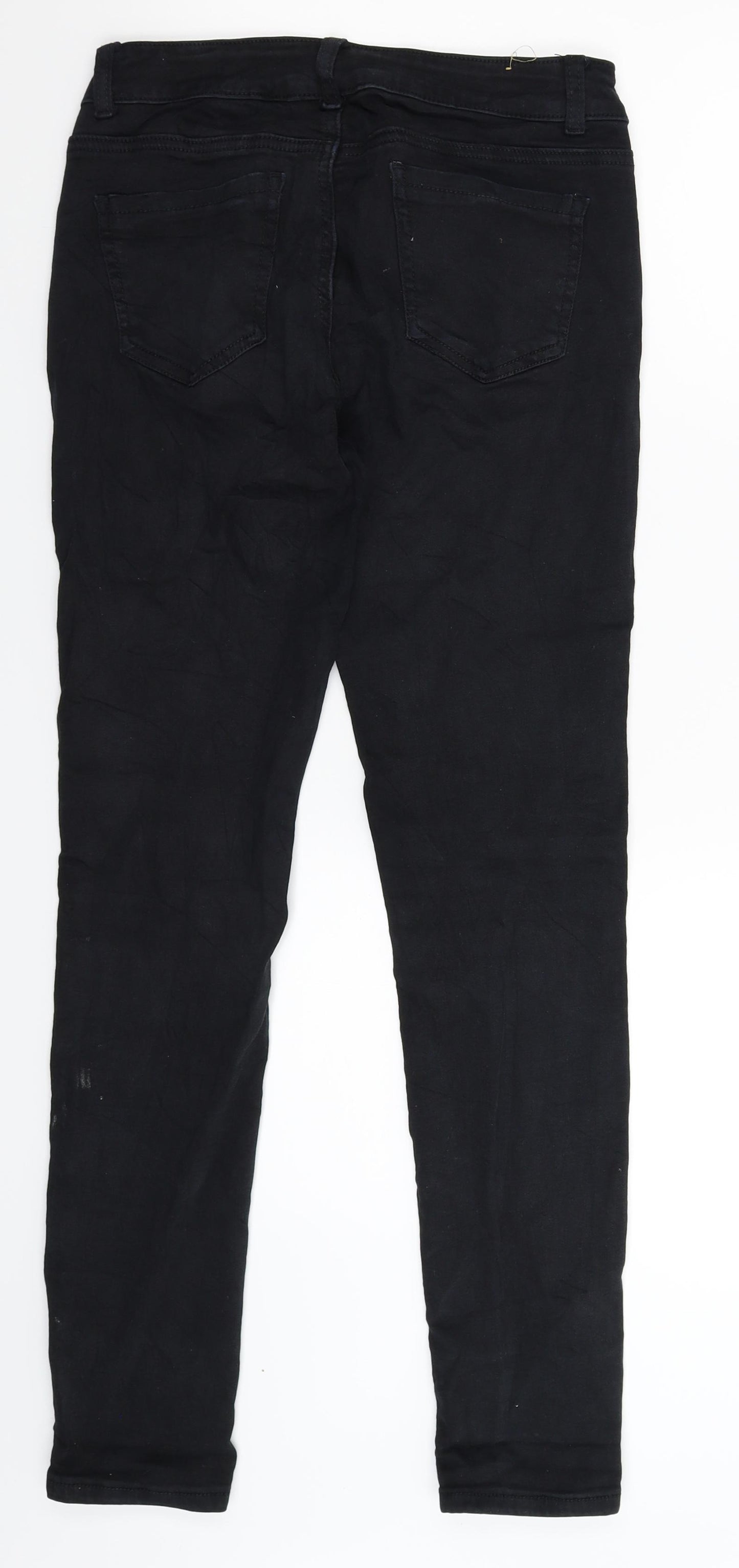 Re-Dress Womens Black  Denim Skinny Jeans Size 32 in L28 in