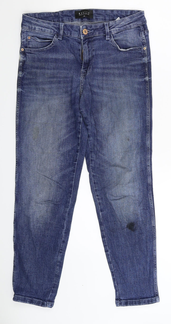 Mohito Womens Blue Denim Skinny Jeans Size 28 L25 in