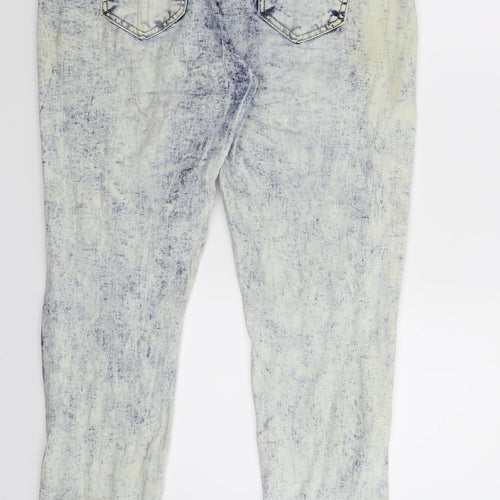 Preworn Womens Blue  Denim Skinny Jeans Size L L28 in