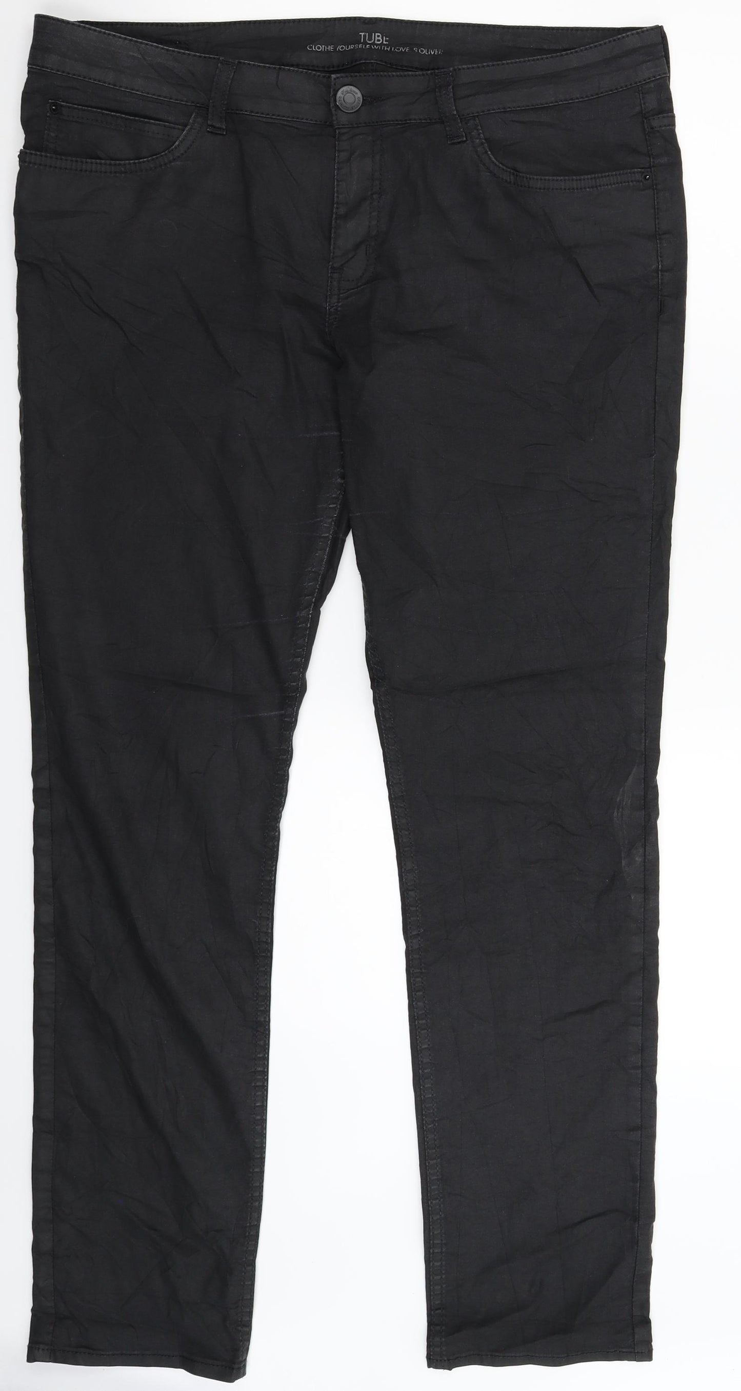 s.Oliver Womens Grey   Trousers  Size 38 in L32 in