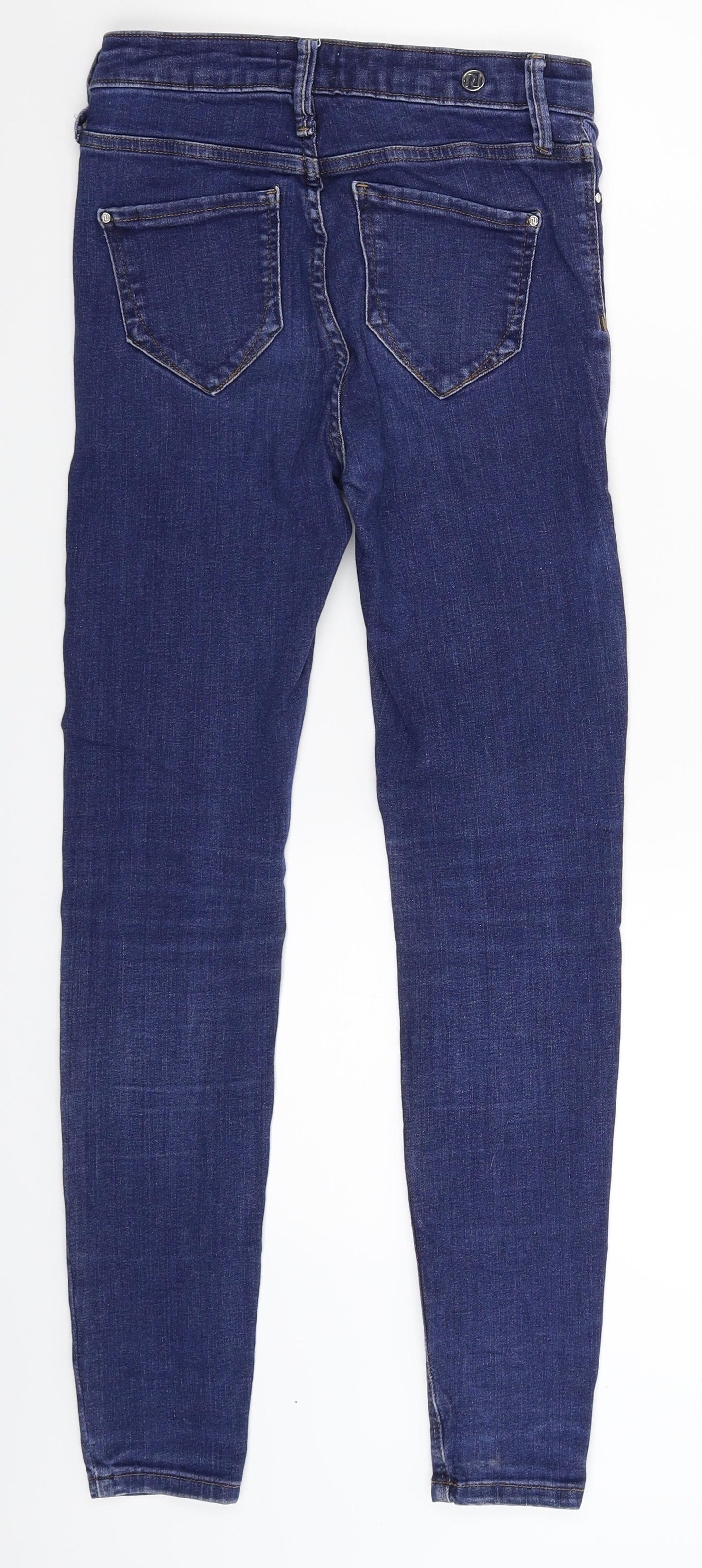 River Island Womens Blue  Denim Skinny Jeans Size 6 L26 in