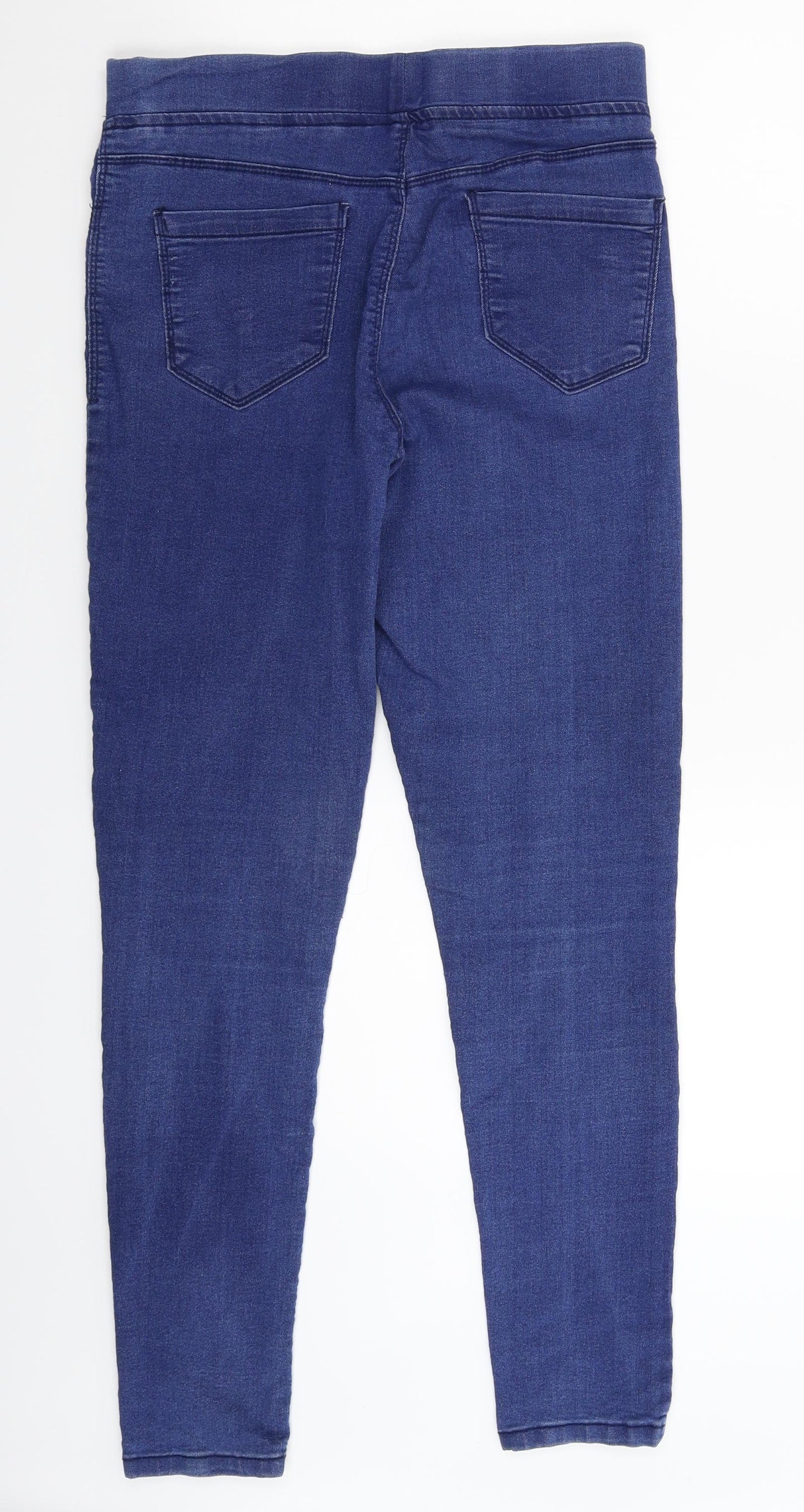 Pep&Co Womens Blue  Denim Jegging Jeans Size 12 L28 in
