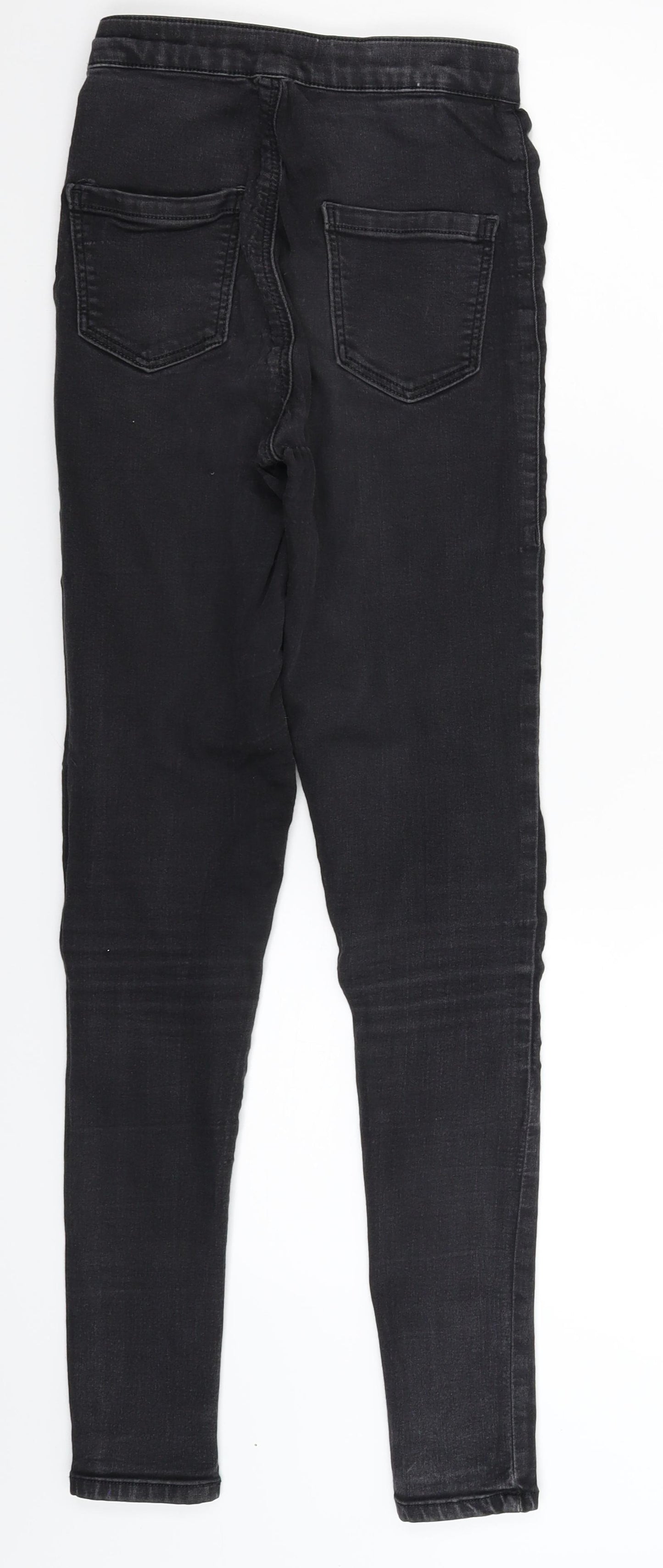 Topshop Womens Black  Denim Jegging Jeans Size 24 in L28 in