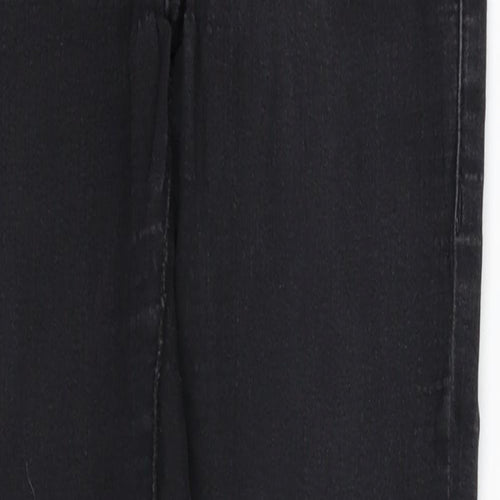 Topshop Womens Black  Denim Jegging Jeans Size 24 in L28 in