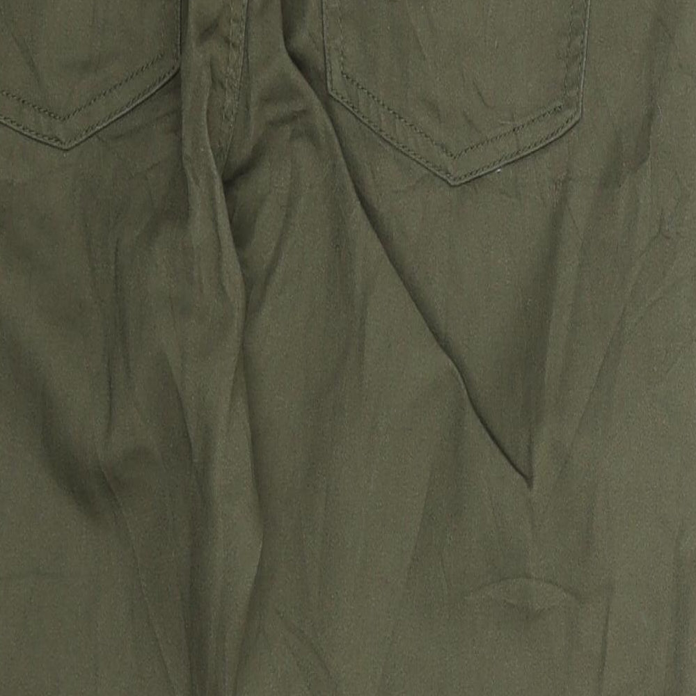 Janina Womens Green  Denim Cropped Jeans Size 36 in L23 in