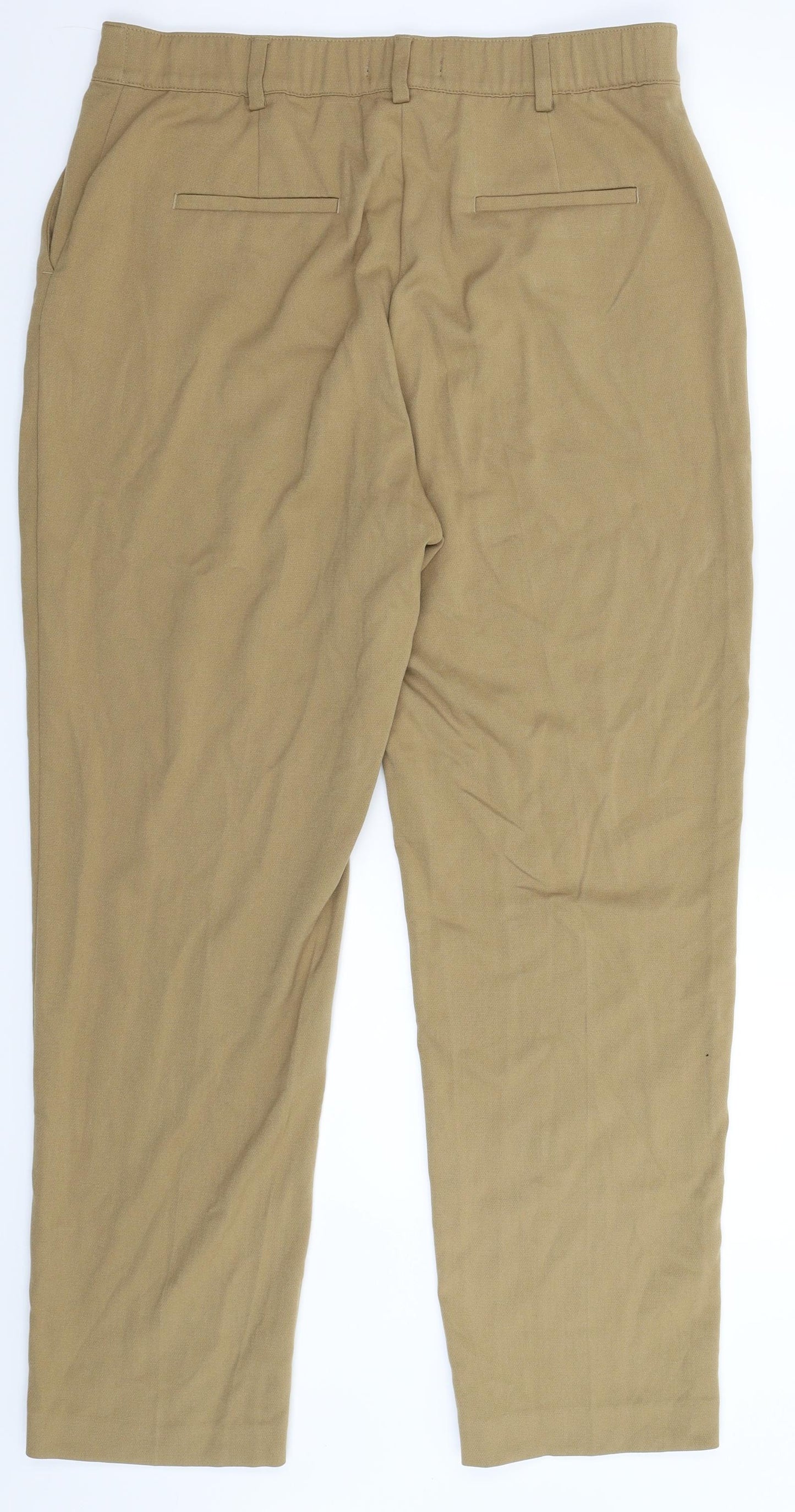 Marks and Spencer Womens Beige   Trousers  Size 16 L31 in