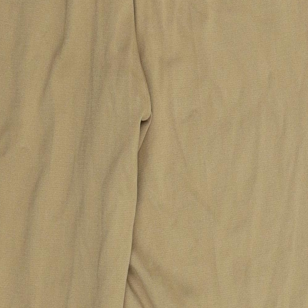 Marks and Spencer Womens Beige   Trousers  Size 16 L31 in