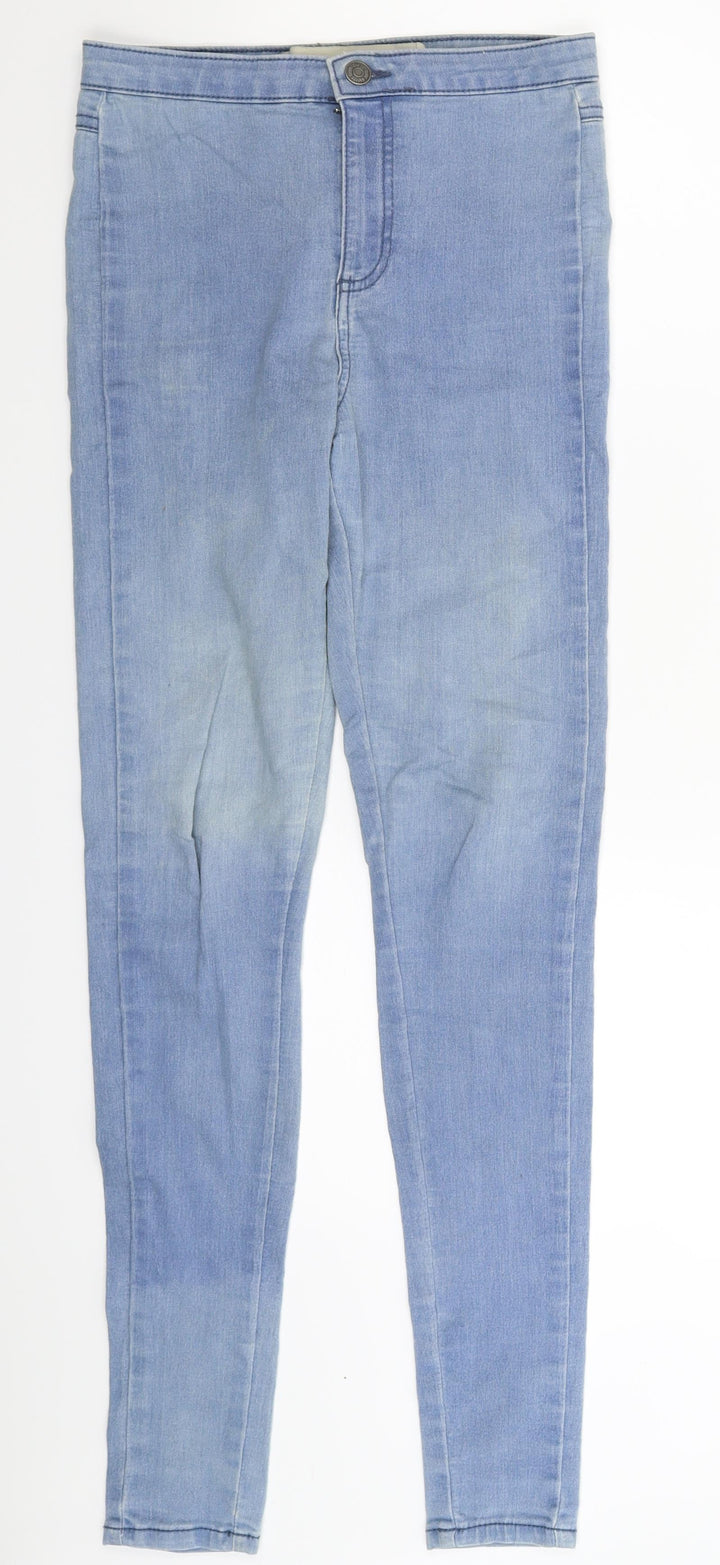 Denim & Co. Womens Blue Denim Skinny Jeans Size 6 L31 in