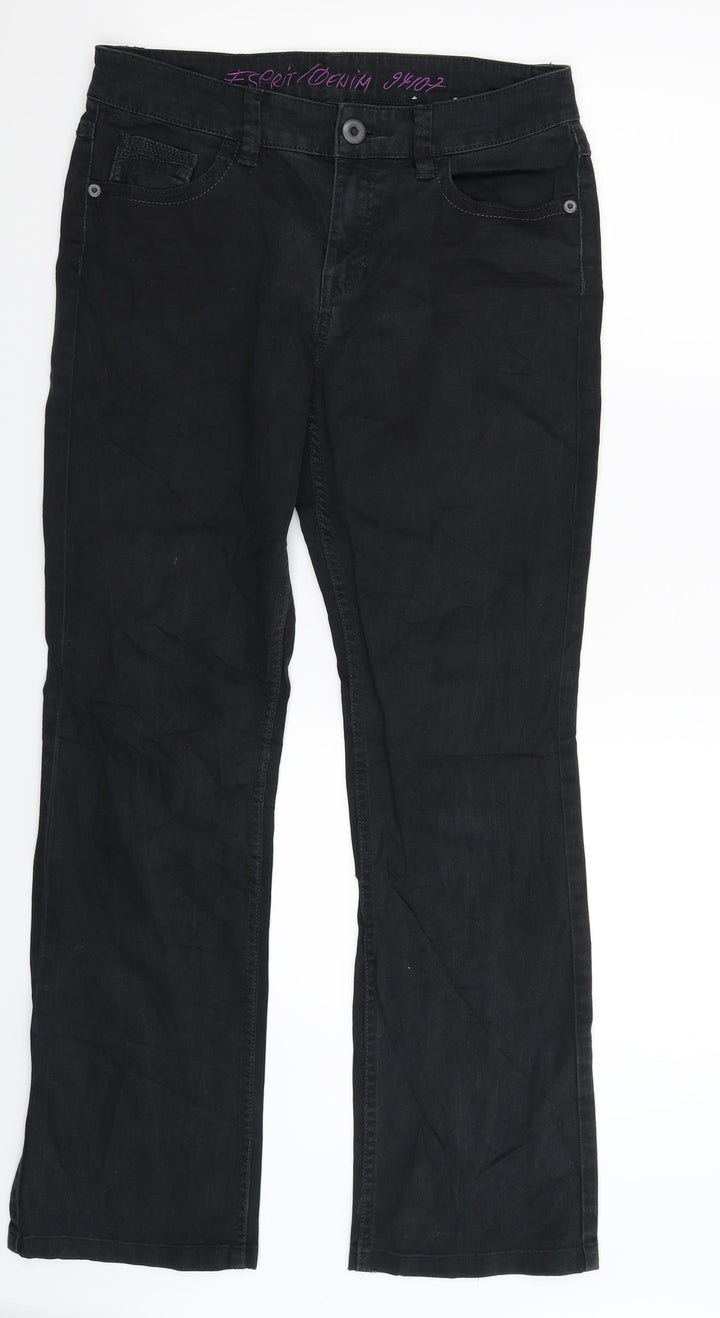 Esprit Womens Black Denim Bootcut Jeans Size 30 in L31 in